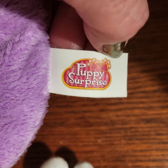 Puppy Surprise " Coco" Stuffed Animal Purple - Picture 7 of 9